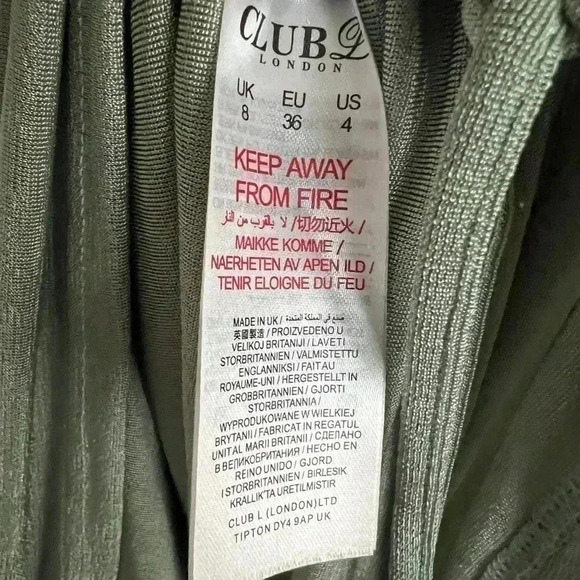 Club London New WithTags Side Rushed Mini Dress - Picture 5 of 6